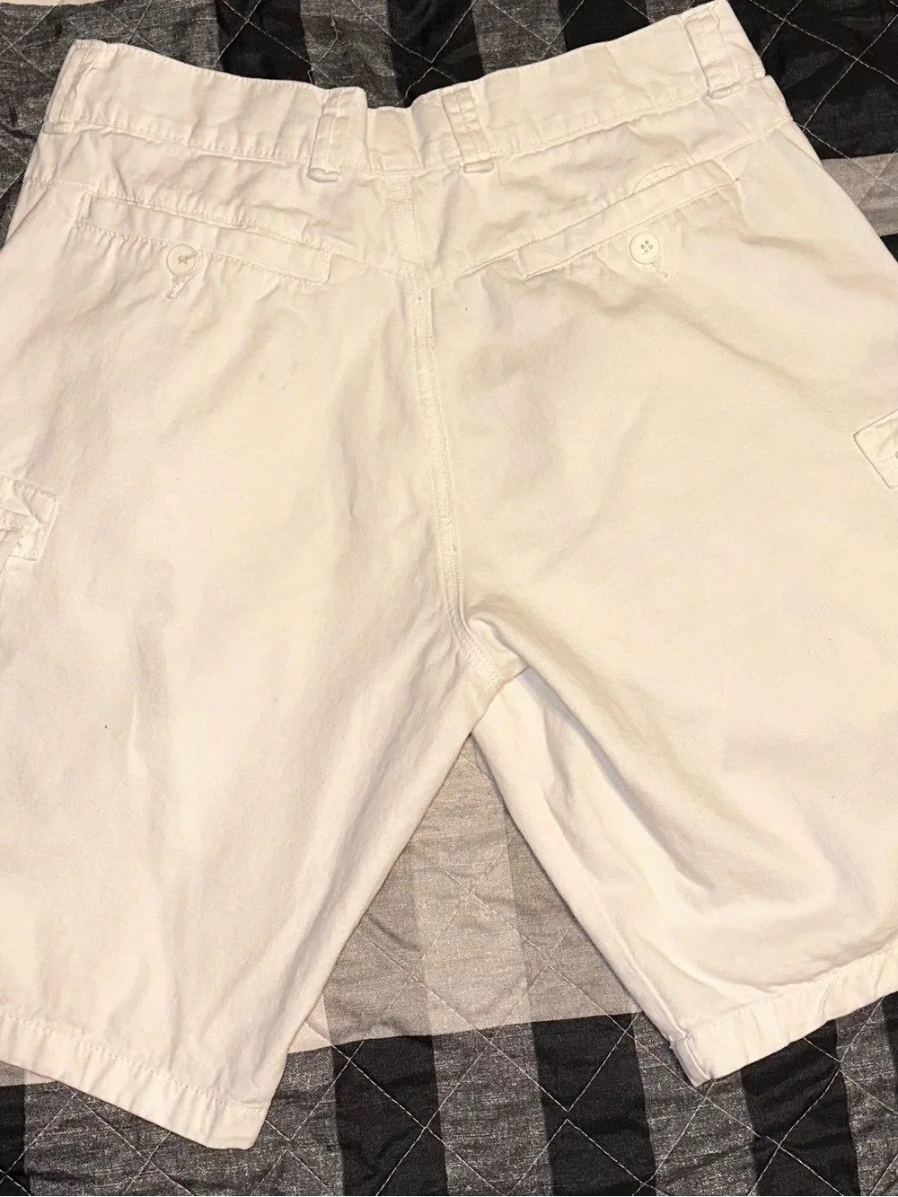 Parish Nation Men’s White Cargo Shorts Size 36